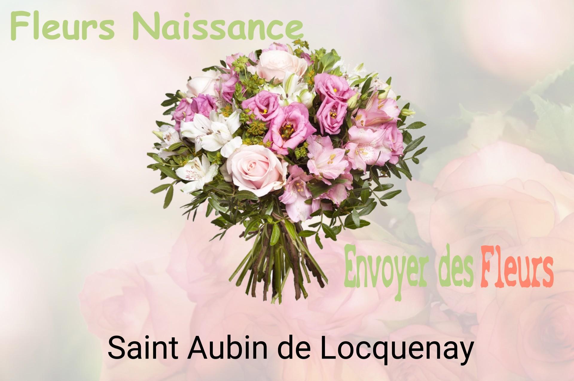 Bouquet de fleurs de naissance livré à Saint-Aubin-de-Locquenay
